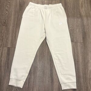 Nike Sportswear Club Fleece Jogger Pants Light Bone Mens Size 2XL